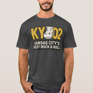 KY 102 カンザスシティ ロック ラジオ ヴィンテージ Tシャツ