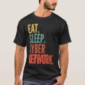 Kyber Network Crypto 食べ Sleep Kyber Network Repea Tシャツ (正面)