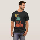 Kyber Network Crypto 食べ Sleep Kyber Network Repea Tシャツ (正面フル)