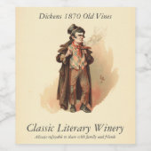 Kydの巧みなドジャー、ディケンズのオリバーツイスト ワインラベル (シングルラベル)