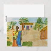 "Kyeeya Woman" Notecard ノートカード (正面/裏面)