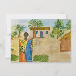 "Kyeeya Woman" Notecard ノートカード