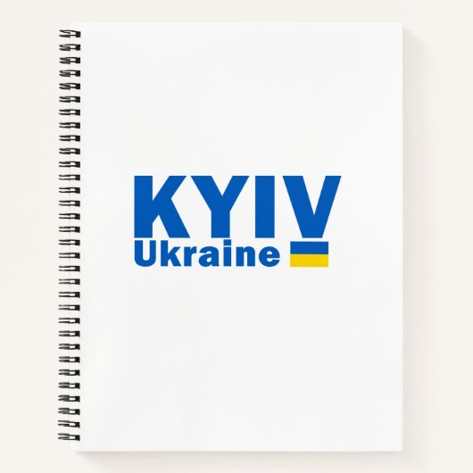 Kyiv, Ukraine Spiral Notebook  ノートブック (正面)