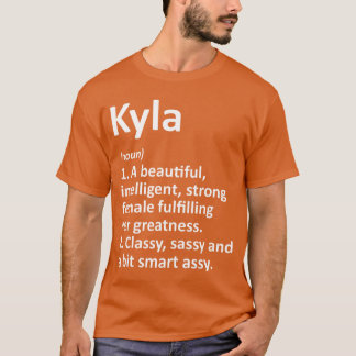 KYLAの定義 パーソナライズド 名前 楽しい クリスマス Tシャツ