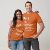 KYLAの定義 パーソナライズド 名前 楽しい クリスマス Tシャツ (ユニセックス)