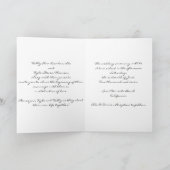 Kyleおよびケリーの招待 招待状 (内部)