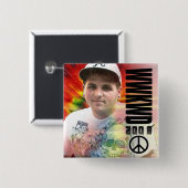 kyleのための平和 缶バッジ (正面&裏面)