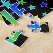 「KYLE」名、おもしろい「ハッピーバースデー」 ジグソーパズル (側面)