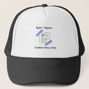 Kyle + KysenマッチングTシャツ:2021年以降のベスティーズ キャップ