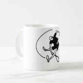 Kyle T.ウェブスター著テニスの芸術 コーヒーマグカップ (正面左)
