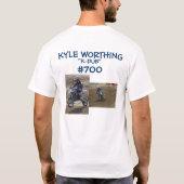 KYLE WORTHINGの競争のワイシャツ Tシャツ (裏面)
