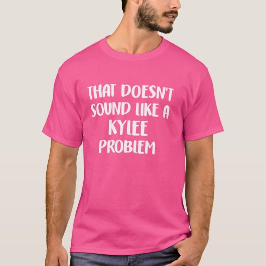 KYLEEかわいいパーソナライズされたフラワーガールズKYLEE名 Tシャツ (正面)