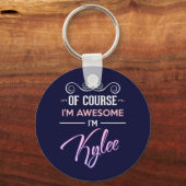 Kyleeもちろん私の名素晴らし前 キーホルダー (正面)