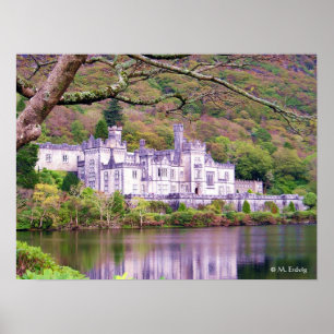 Kylemoreの大修道院のアイルランドポスター ポスター