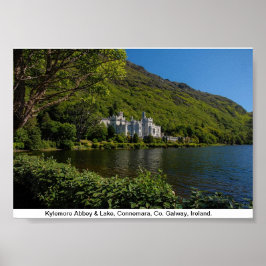 Kylemore Abbey, Connemara, Co. Galway Ireland ポスター