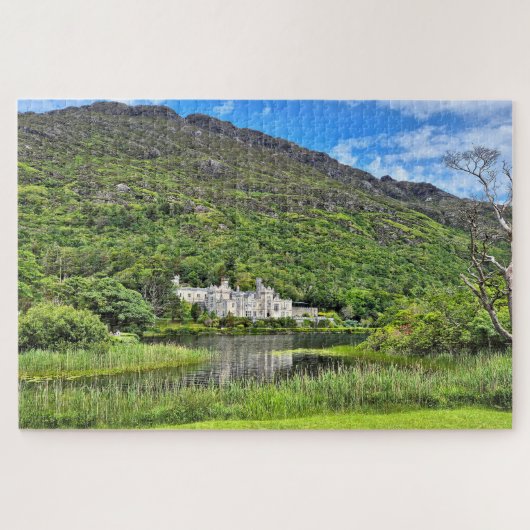 Kylemore Abbey、Connemara、Galway、アイルランド ジグソーパズル (横)