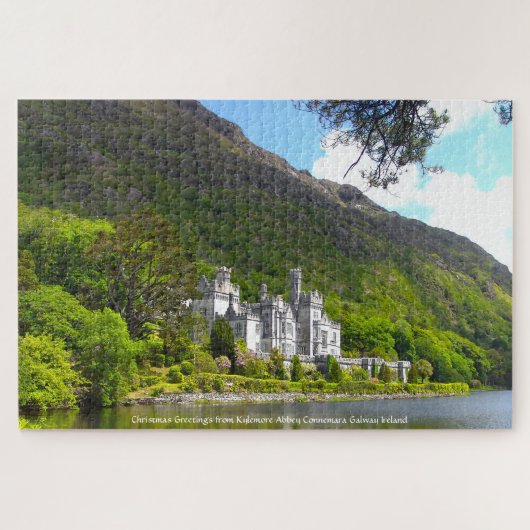 Kylemore Abbey Connemara Galway Ireland.ジグソープ ジグソーパズル (横)