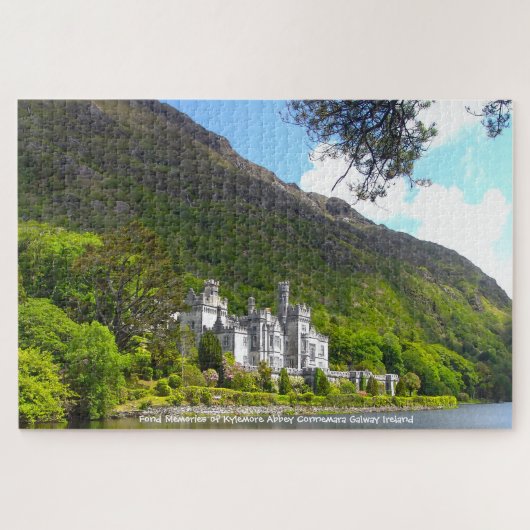 Kylemore Abbey Connemara Galway Ireland.ジグソープ ジグソーパズル (横)