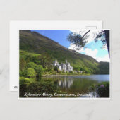 Kylemore Abbey, Connemara scenery Co. Galway ポストカード (正面/裏面)