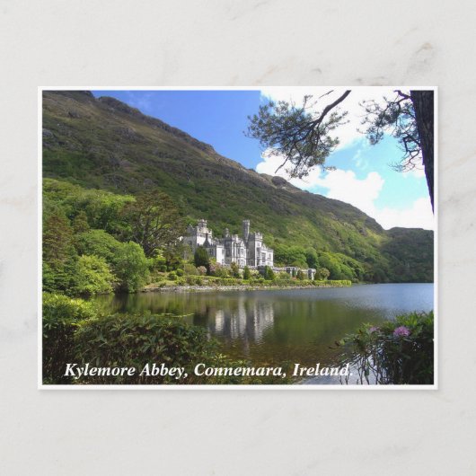 Kylemore Abbey, Connemara scenery Co. Galway ポストカード (正面)