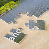 Kylemore Abbey Galwayからのクリスマスの挨拶 ジグソーパズル (側面)