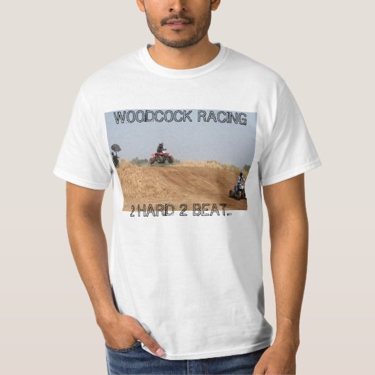 Kyles第1 race.01のWOODCOCKの競争の2懸命2 BEA… Tシャツ (正面)