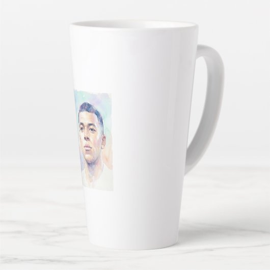 Kylian Mbappe カフェラテマグ (右アングル)