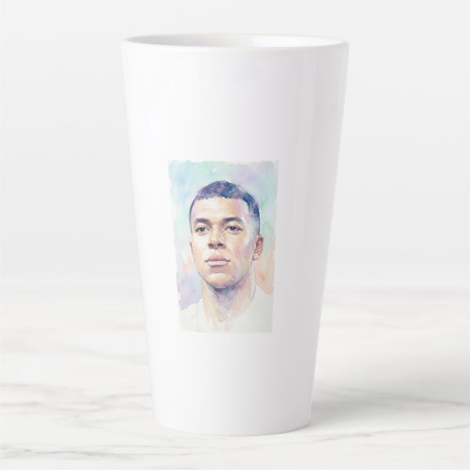Kylian Mbappe カフェラテマグ (正面)
