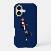 Kylian Mbappé - PSG iPhone 16ケース (裏面)