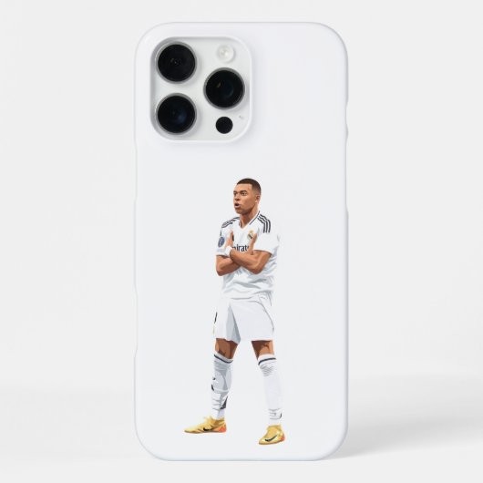 Kylian Mbappe - Real Madrid iPhoneケース (裏面)