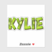 Kylie Name Kiwi Design Aufkleber Sticker シール (シート)