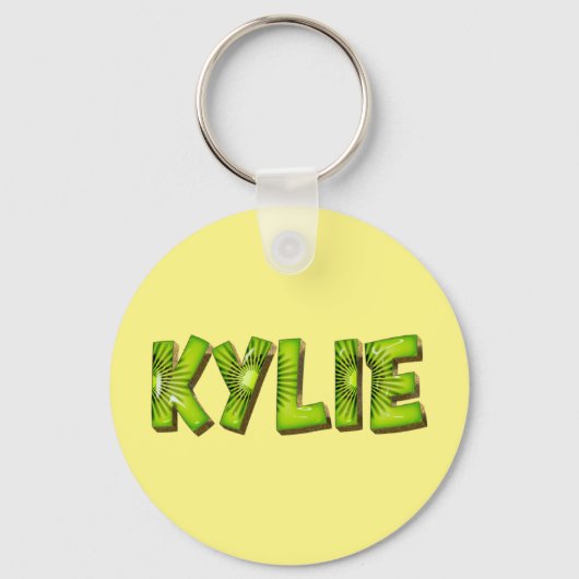 Kylie Name Kiwi Design Schlüsselanhänger キーホルダー (正面)
