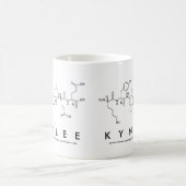 Kynleeペプチド名mug コーヒーマグカップ (中央)