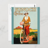 Kynoch Cycyles -ヴィンテージ自転車ポスターアート ポストカード (正面/裏面)