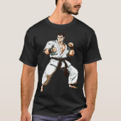 Kyokushin Budo Karate Fighter Tシャツ (正面)