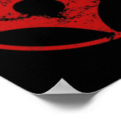 Kyokushin Karate Distressed Ck Print Karate Gi ポスター (角)