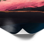 Kyoto Cherry Blossom Travel Poster ポスター (コーナー)