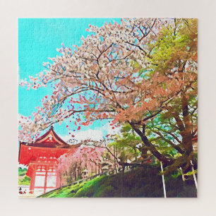Kyoto Japan Cherry Blossom travel photography ジグソーパズル