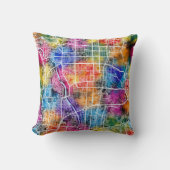 Kyoto Japan City Map クッション (正面)