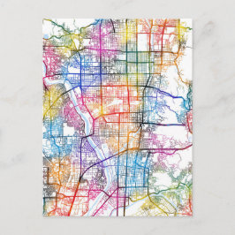 Kyoto Japan City Map ポストカード