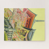Kyoto  Japan temple Springtime photography ジグソーパズル (横)