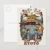 Kyoto Japan Travel ポストカード (正面/裏面)