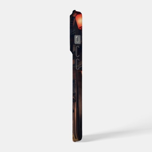 Kyoto Night Lantern Walk iPhone Case iPhoneケース (左側面)