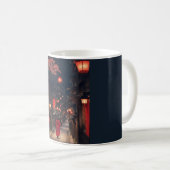 Kyoto Night Lantern Walk Mug コーヒーマグカップ (正面右)