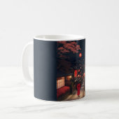 Kyoto Night Lantern Walk Mug コーヒーマグカップ (正面左)