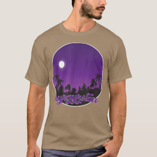 kyrgyzstan By night with Palms Tシャツ