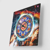 Kyron Orbz  スクエア壁時計 (傾斜)