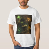 Kyrzon Portrait – Dark Fantasy Character Art Tシャツ (正面)
