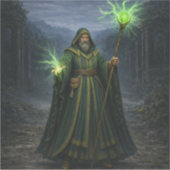 Kyrzon Sigil Sticker – Mystical Symbol Art for Fan シール (正面)