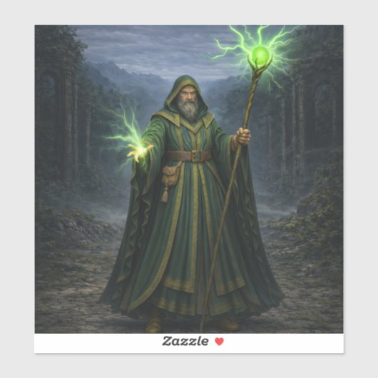 Kyrzon Sigil Sticker – Mystical Symbol Art for Fan シール (シート)